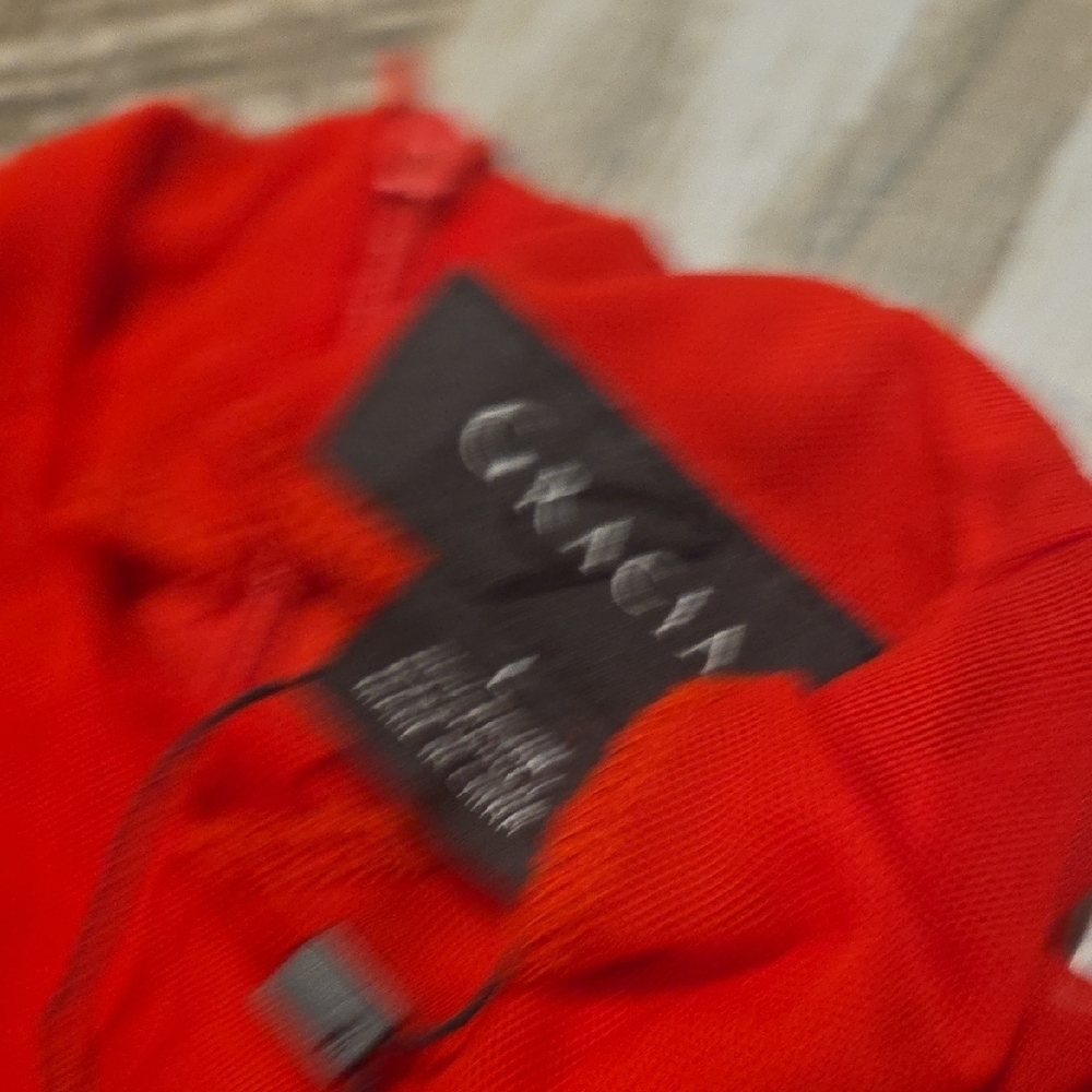 Gracia Bold Red Ruffled Blouse - Picture 7 of 8
